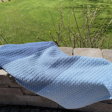 Blue Skies Baby Blanket