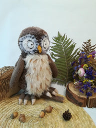 Toy knitting patterns - Knit your Owl from the book about Winnie the Pooh,11 inc