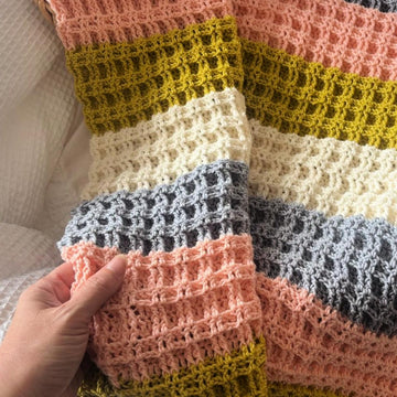 Reversible Shadow Box Blanket