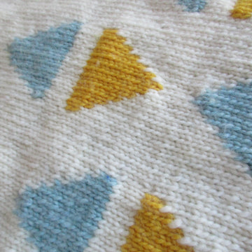 Triangles Cot Blanket
