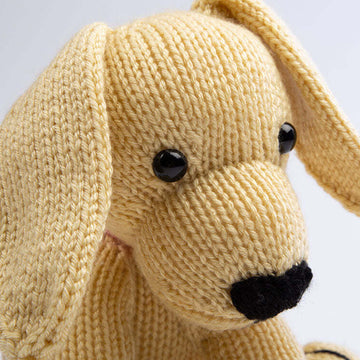 Dexter the Labrador - Toy Dog Knitting Pattern in Deramores Studio DK Acrylic