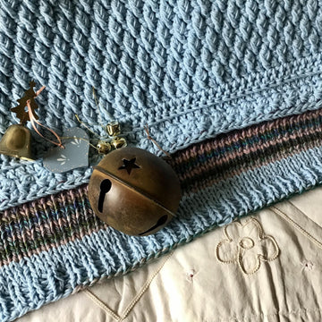 Antique Bell Baby Blanket