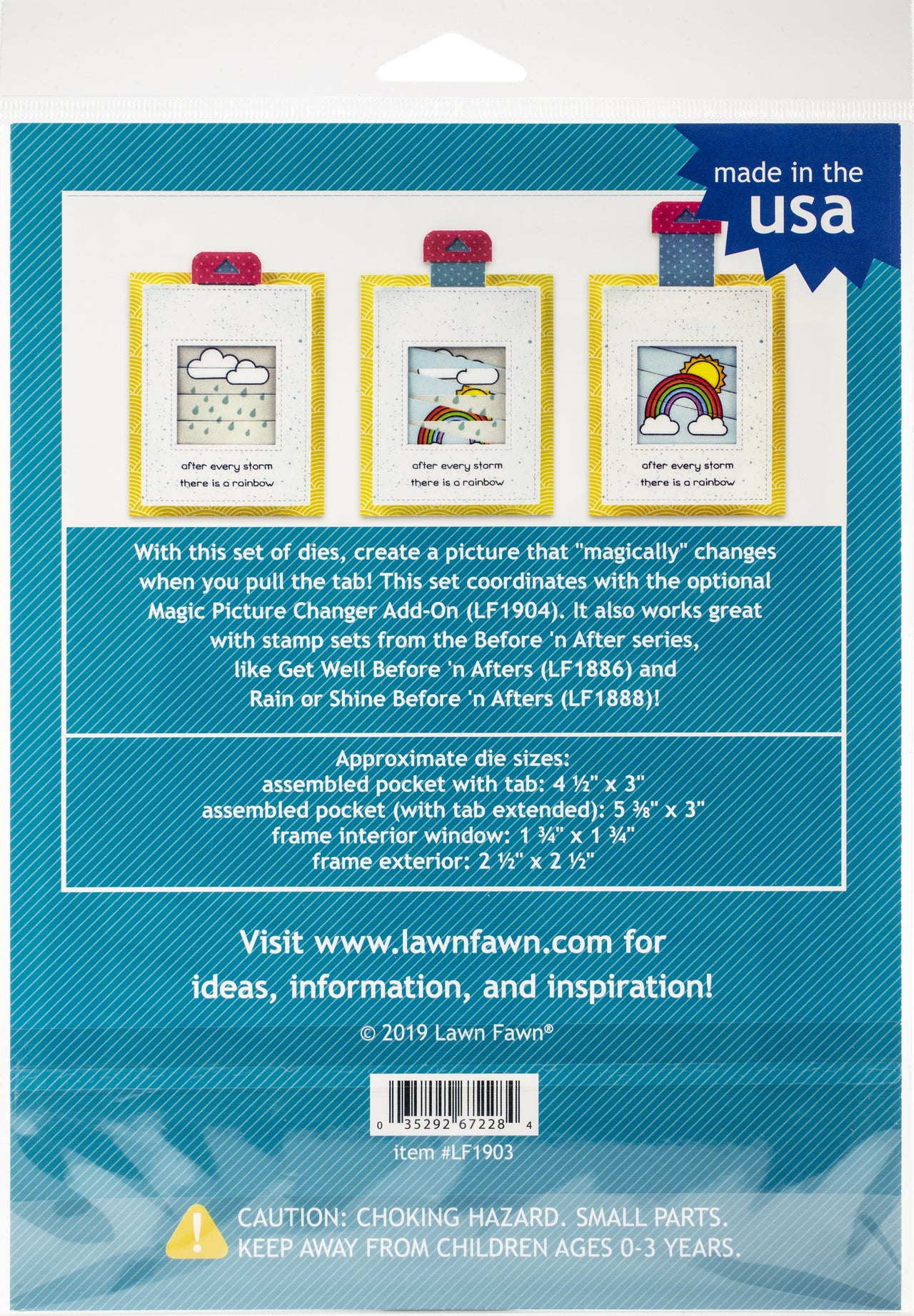Lawn Fawn Lawn Cuts Custom Craft Die - Magic Picture Changer