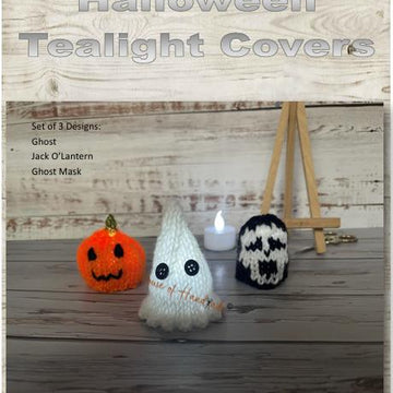 Halloween Tealight Covers Knitting Pattern