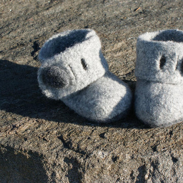 Holdenboot knit/felt Slipper Boots and Headband