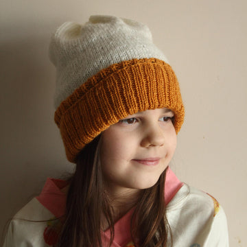 Two Color Slouchy Beanie