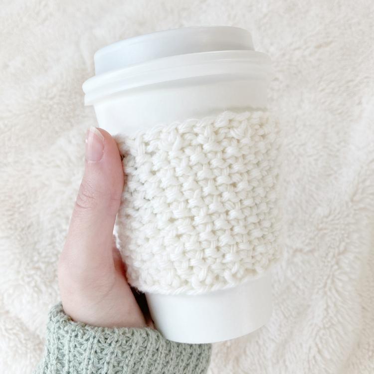Pearl Coffee Cup Cozy | Easy Beginner Project