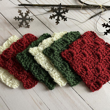 Christmas C2C Coaster Set