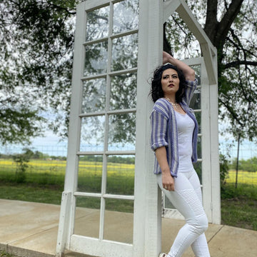 Boater Striped Cardigan