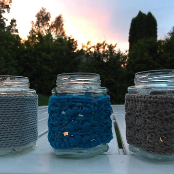 8 Mason Jar Candle Cover