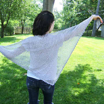 Easy Triangle Shawl or Scarf