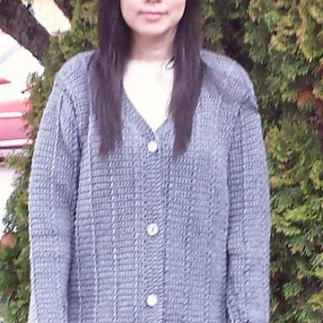 Cozy Ribbed Crochet Cardigan