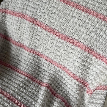 Baby Girl Stripes Baby Blanket