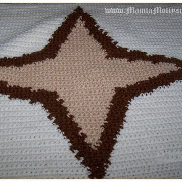 Crochet Afghan Blanket Pattern Aruba Flag Unique
