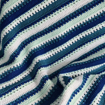 Striped Crochet Blanket