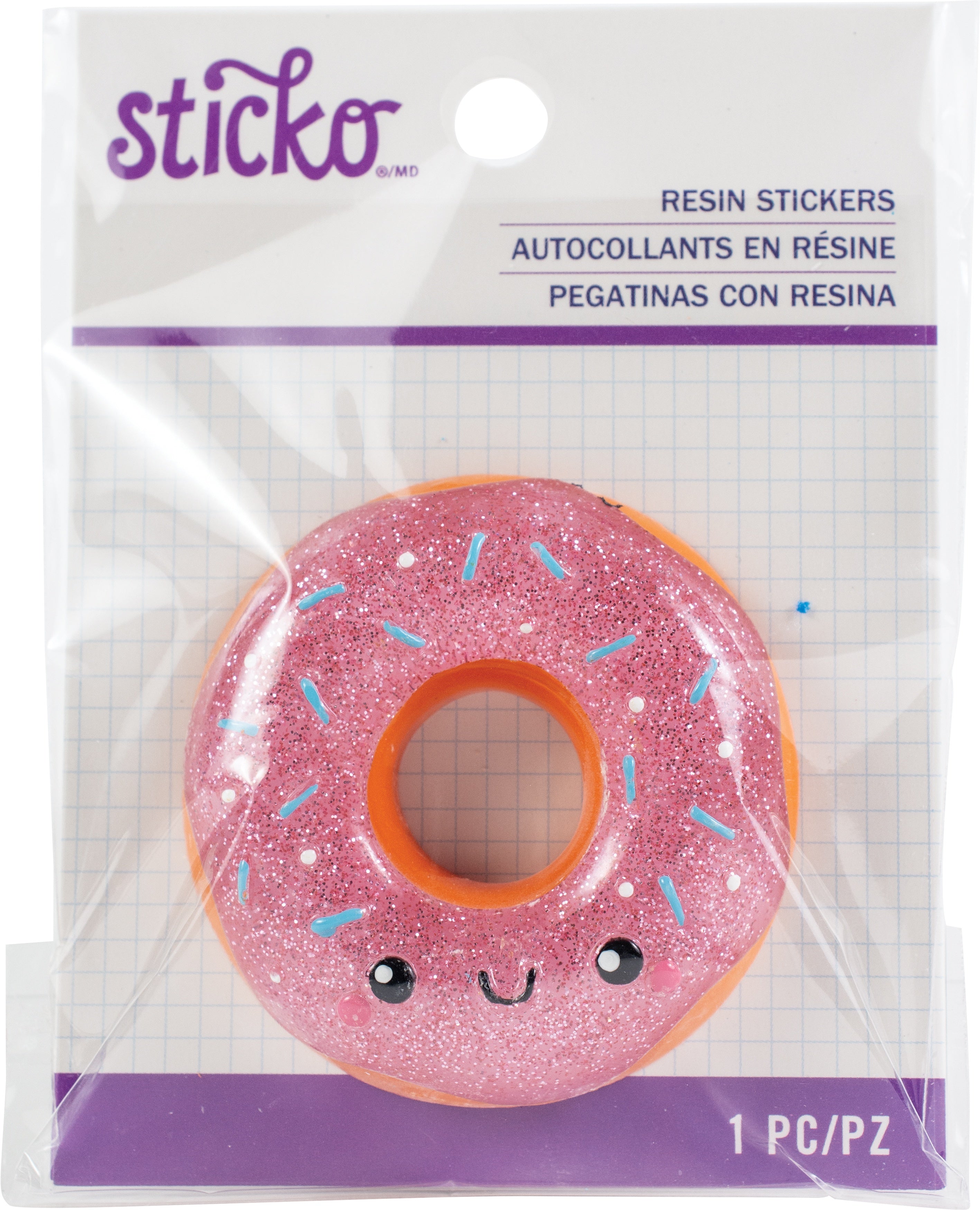 Sticko Resin Sticker - Donut