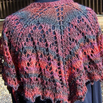 Phoenix Ascending shawlette