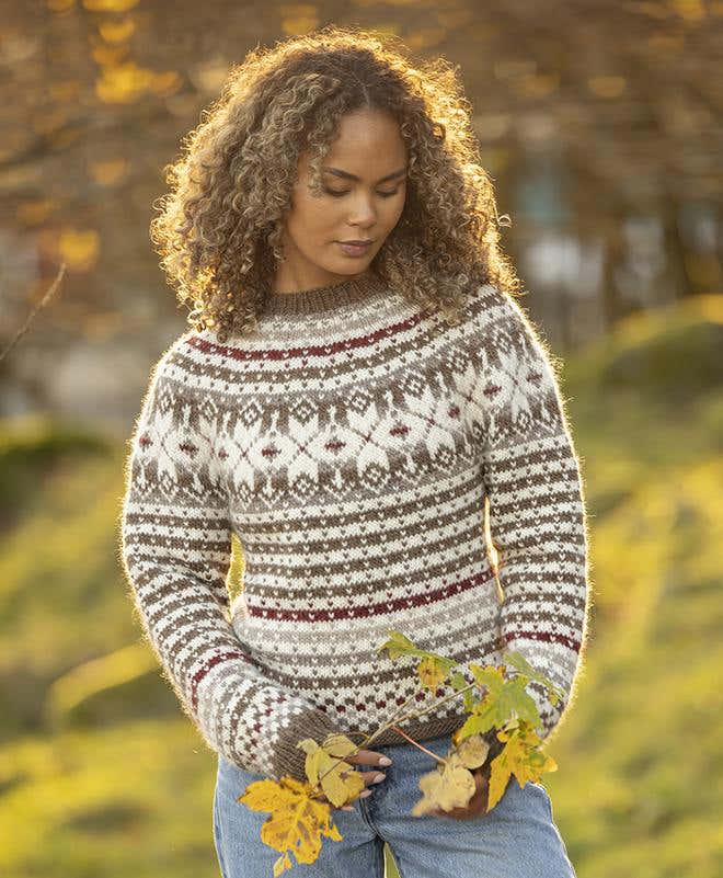 Fanastøl Sweater in Viking Garn Viking Wool - Downloadable PDF