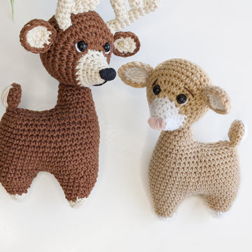 Deer crochet pattern, Christmas reindeer amigurumi pattern