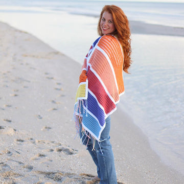 Summer Sunset Blanket Scarf