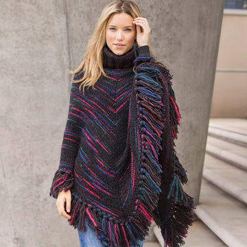 Poncho in Schachenmayr Leana - S9608  