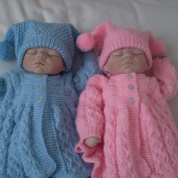 Reborn / 0-3 Months Baby Matinee / Pram Set