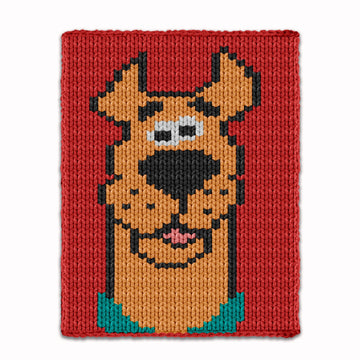 Finger Knitting Pattern, Scooby Doo Knit Kids Blanket