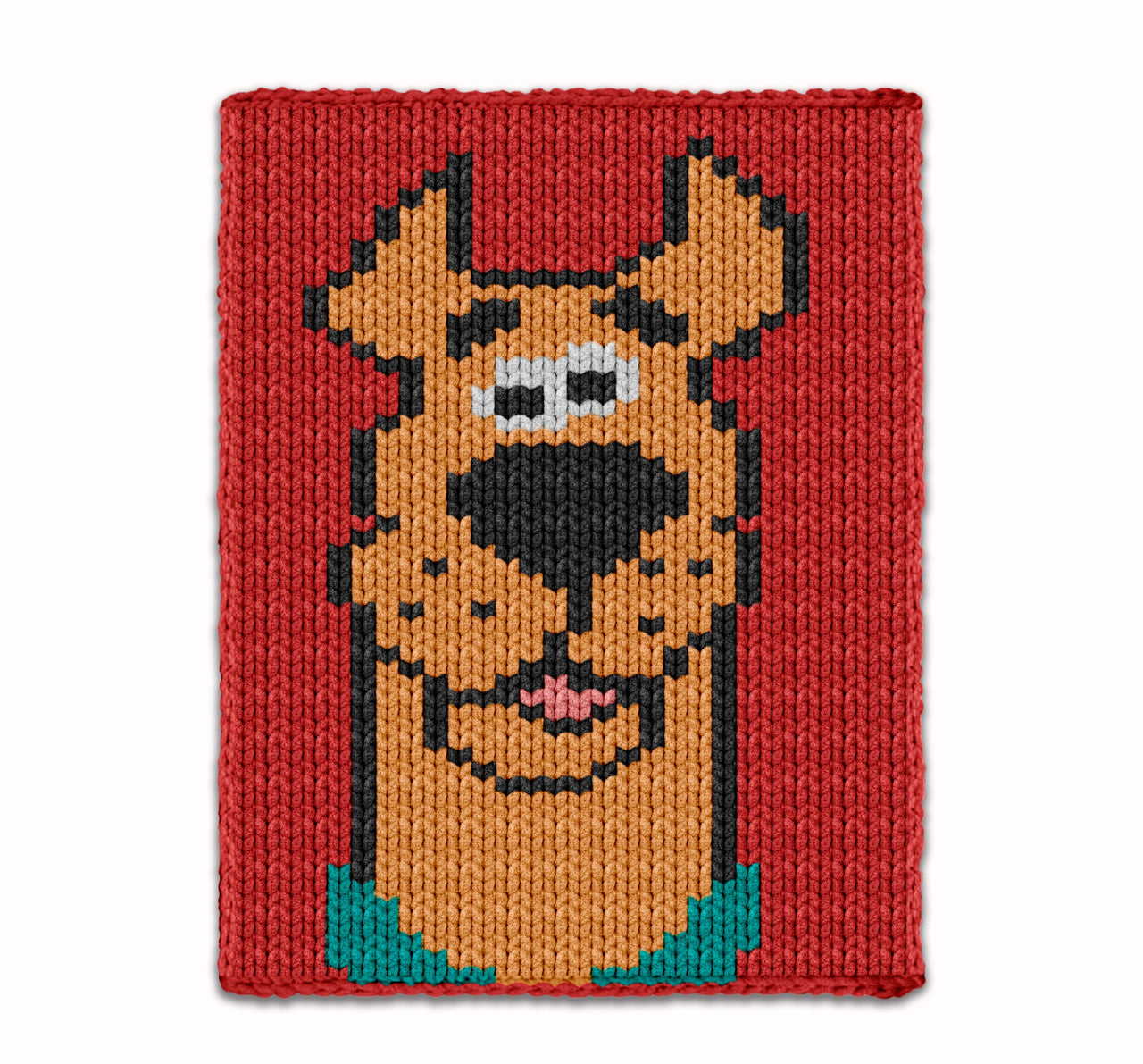 Finger Knitting Pattern, Scooby Doo Knit Kids Blanket