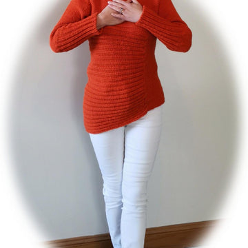 Stylish Asymmetrical Sweater
