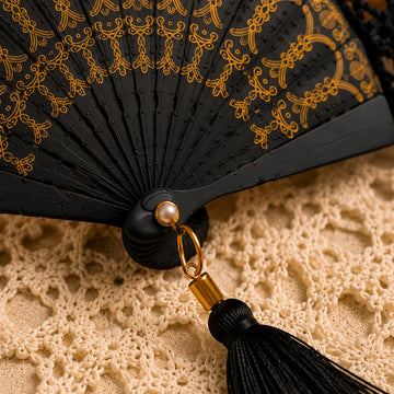 Crochet Hand Fan Pattern PDF + Video Tutorial | Lace Folding Fan