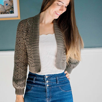 Diamond Crochet Cardigan