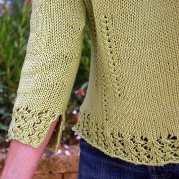 Sorelle Lace-Edged Pullover