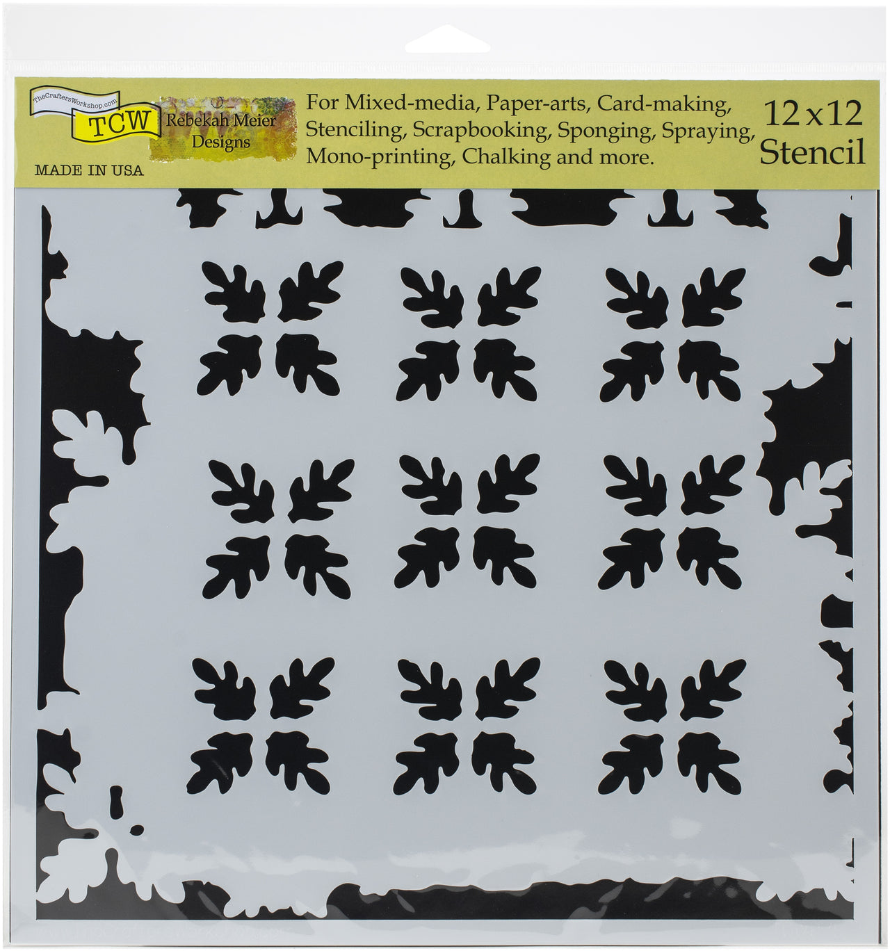 The Crafter's Workshop Crafter's Workshop Template 12"X12" - Pine Needle Print