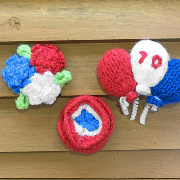 Royal Jubilee Badges - Balloons and Flowers