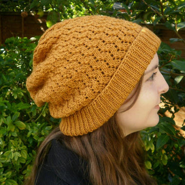 Chevron lace hat