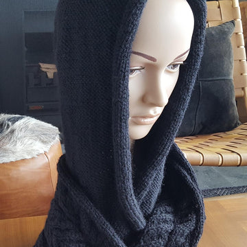 Rachael - 12ply hooded cowl