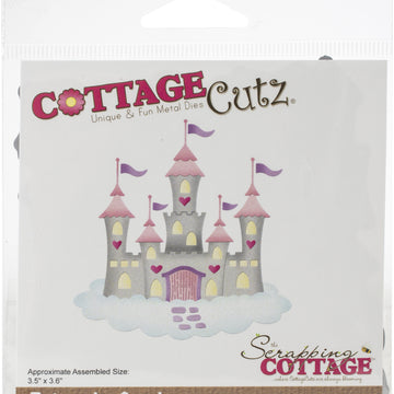 CottageCutz Dies - Fairytale Castle 3.5"X3.6"