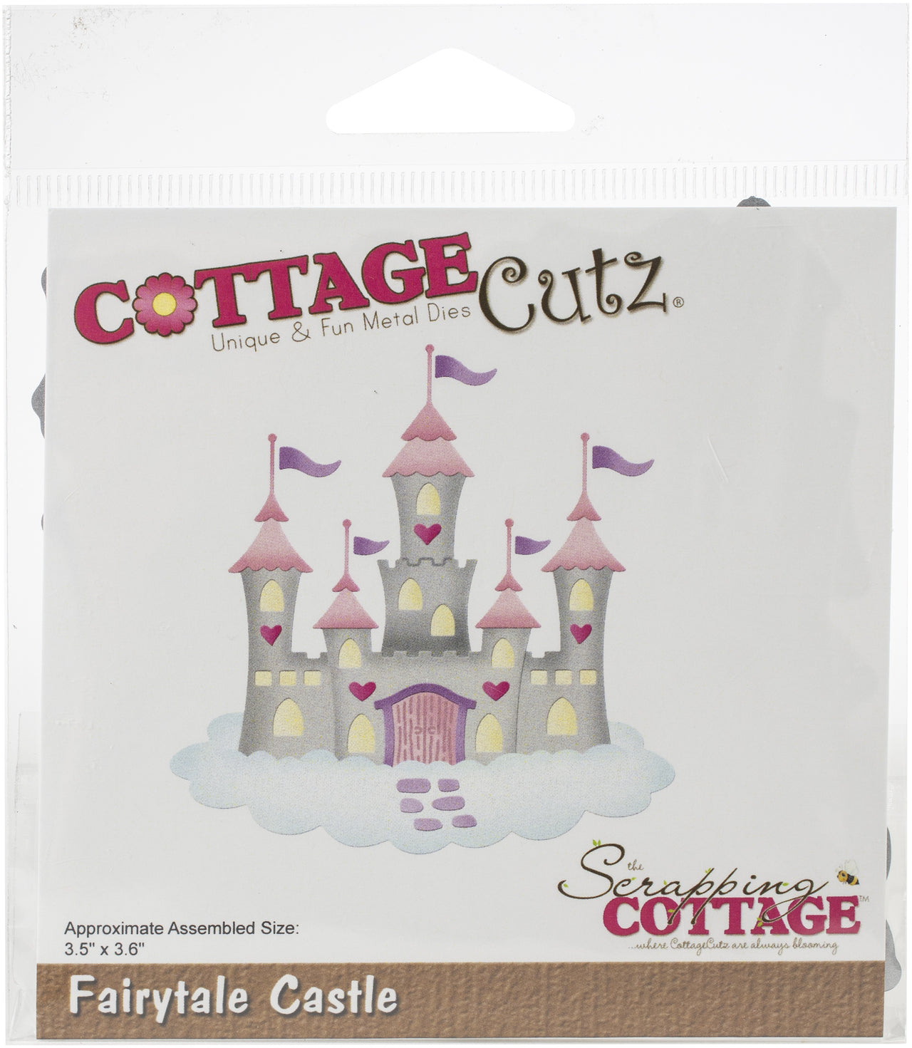 CottageCutz Dies - Fairytale Castle 3.5"X3.6"