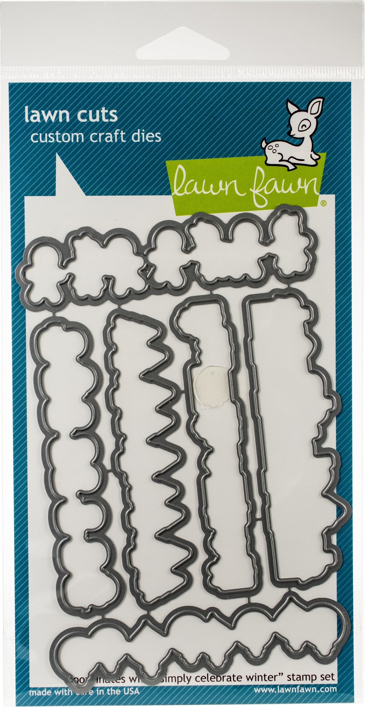 Lawn Fawn Lawn Cuts Custom Craft Die - Simply Celebrate Winter