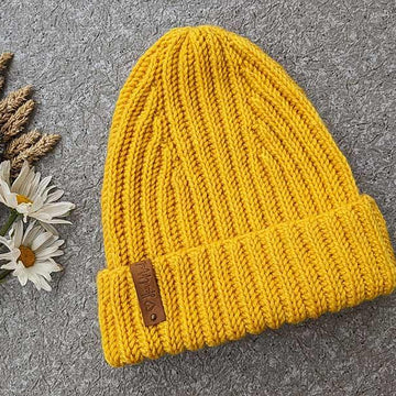 Crochet Ribbed Hat