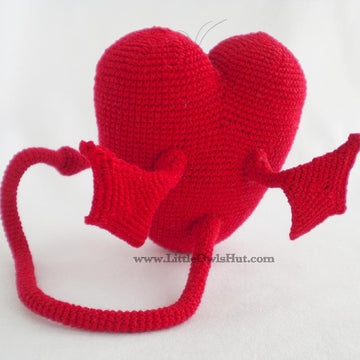 021 Heart with wings and tail Ravelry