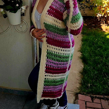 Crochet Multicolor cardigan