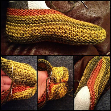 Easy Garter Stitch Booties for Everyone
