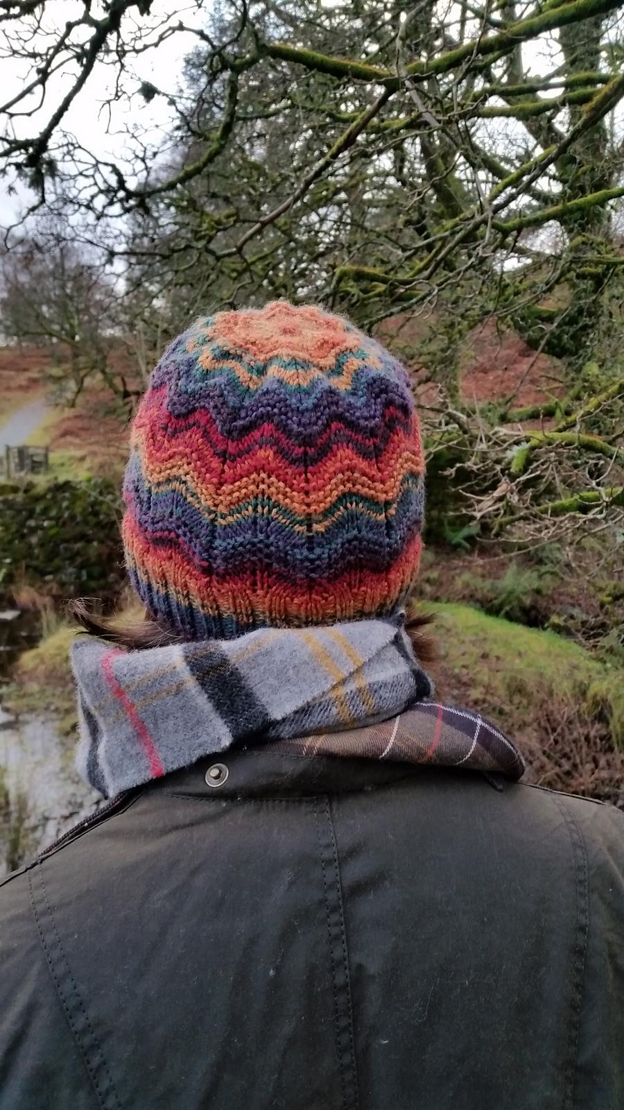Sock Wool Lace or Stocking Stitch Hat