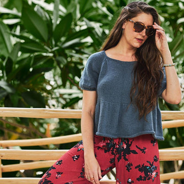 Hibiscus Ruffle Tee