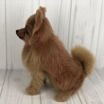 Pomeranian dog crochet