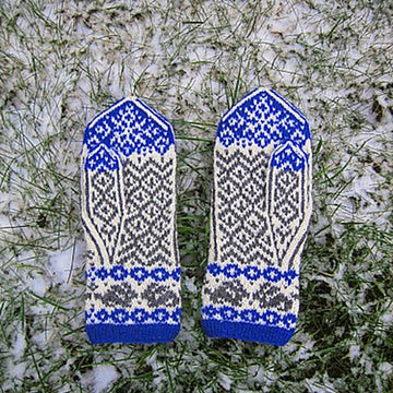 Gray Wolf Mittens