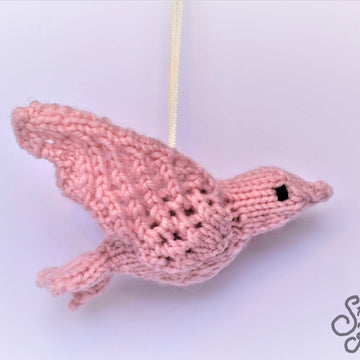 Bird Dove Ornament Decoration Snoo's Knits