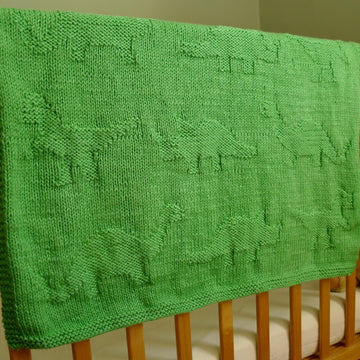 Easy Dinosaur Baby Blanket