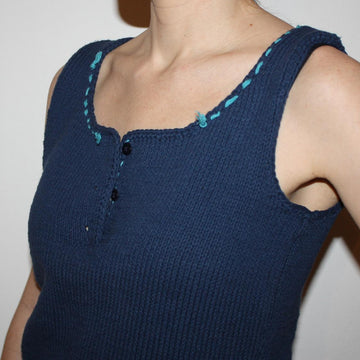 Top with Button Closure